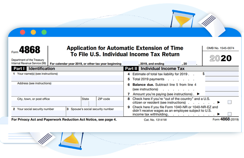 Know about IRS tax extension Form 4868 TaxEz